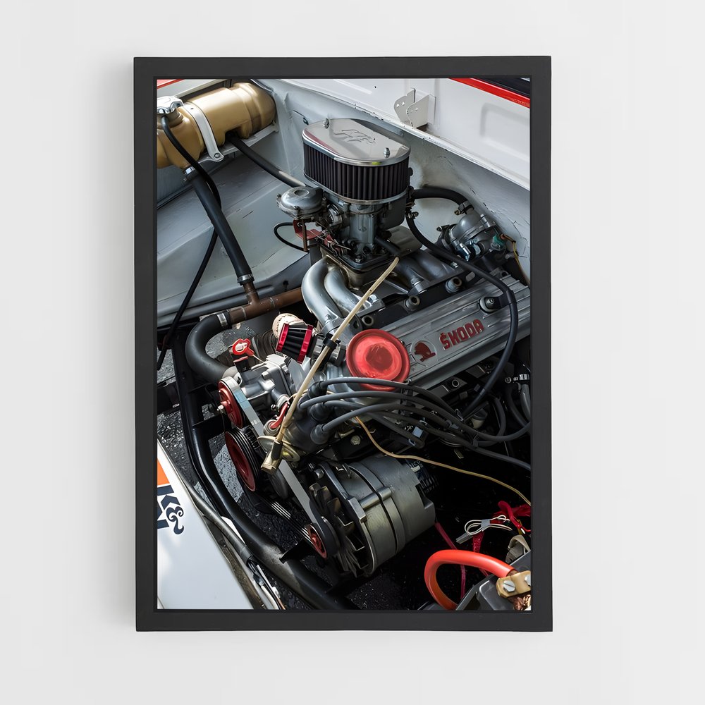 Poster Éclatant RS Mystique – affiche Skoda (vue 2)